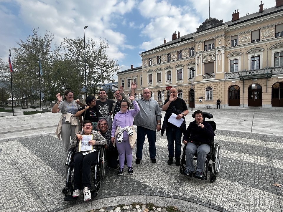 Skupinska slika na Trgu Evrope